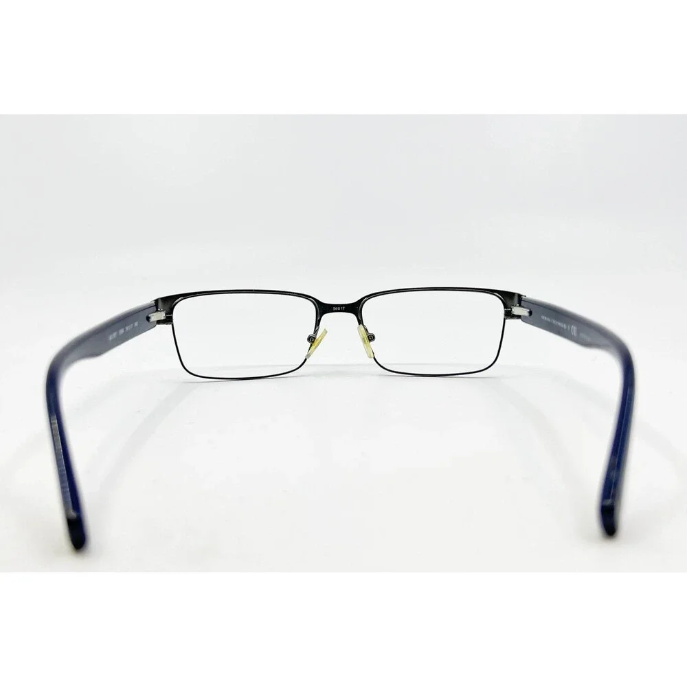 Armani Exchange Eyeglass Frames Mens Gunmetal Blue AX1017 6084 54-17-140